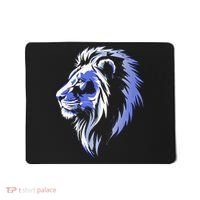 Cool Lion With Blue Eyes Lions Mousepad thumb 0