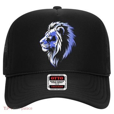 Cool Lion With Blue Eyes Lions Hat