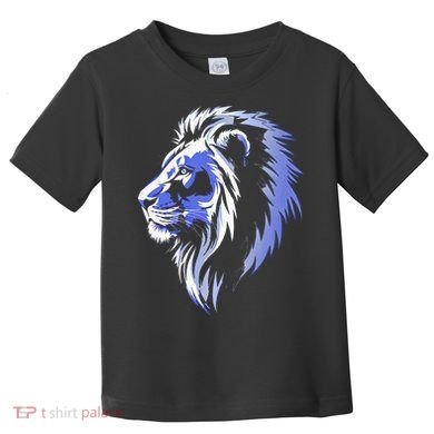 Cool Lion With Blue Eyes Lions Toddler T-Shirt