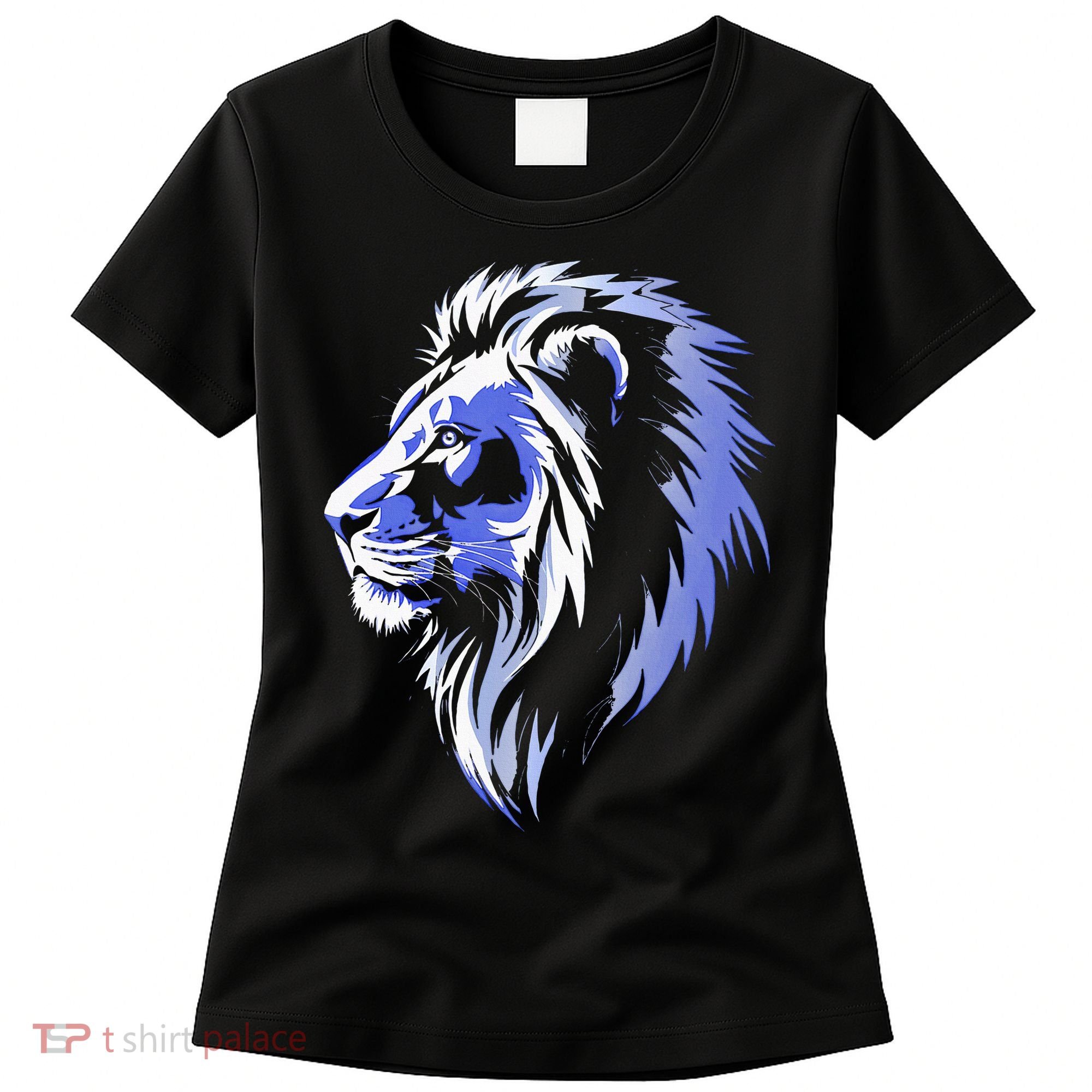 Cool Lion With Blue Eyes Lions Women's T-Shirt