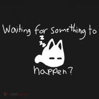 Cat Lover Waiting For Something To Happen Omori Cat Inspired Doggie Tank thumb 4