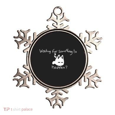 Cat Lover Waiting For Something To Happen Omori Cat Inspired Ornament
