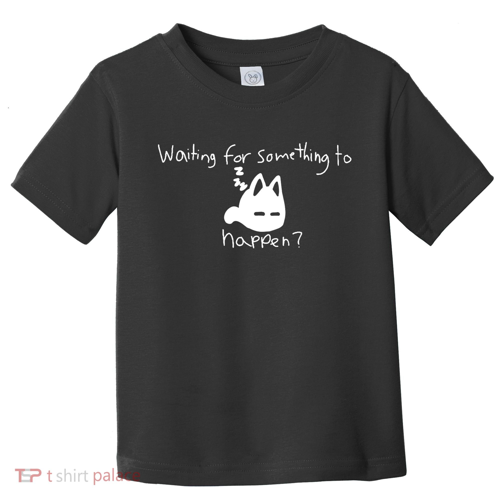 Cat Lover Waiting For Something To Happen Omori Cat Inspired Toddler T-Shirt