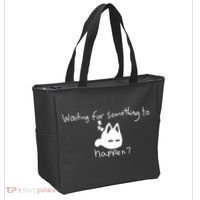 Cat Lover Waiting For Something To Happen Omori Cat Inspired Tote Bag thumb 2