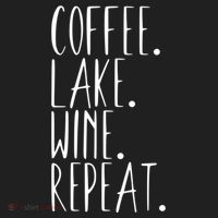 Coffee Lake Wine Repeat Gift Women's Sweatshirt thumb 2