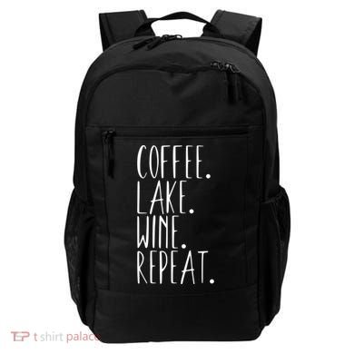 Coffee Lake Wine Repeat Gift Backpack