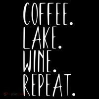 Coffee Lake Wine Repeat Gift Backpack thumb 2