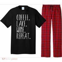 Coffee Lake Wine Repeat Gift Pajama Set thumb 0