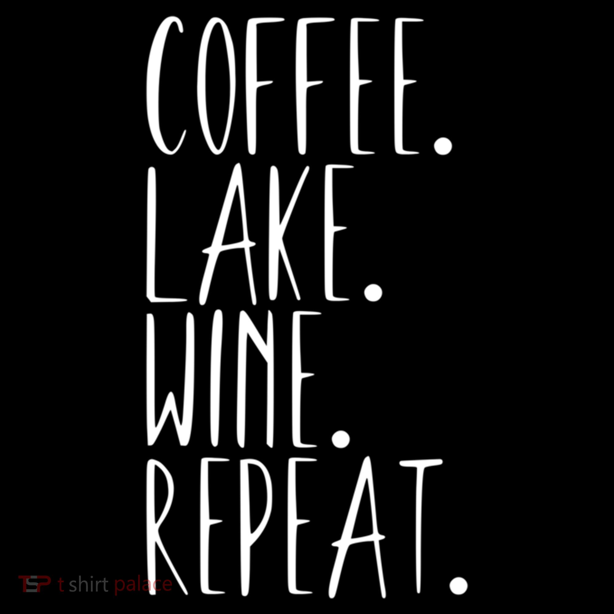 Coffee Lake Wine Repeat Gift Ornament