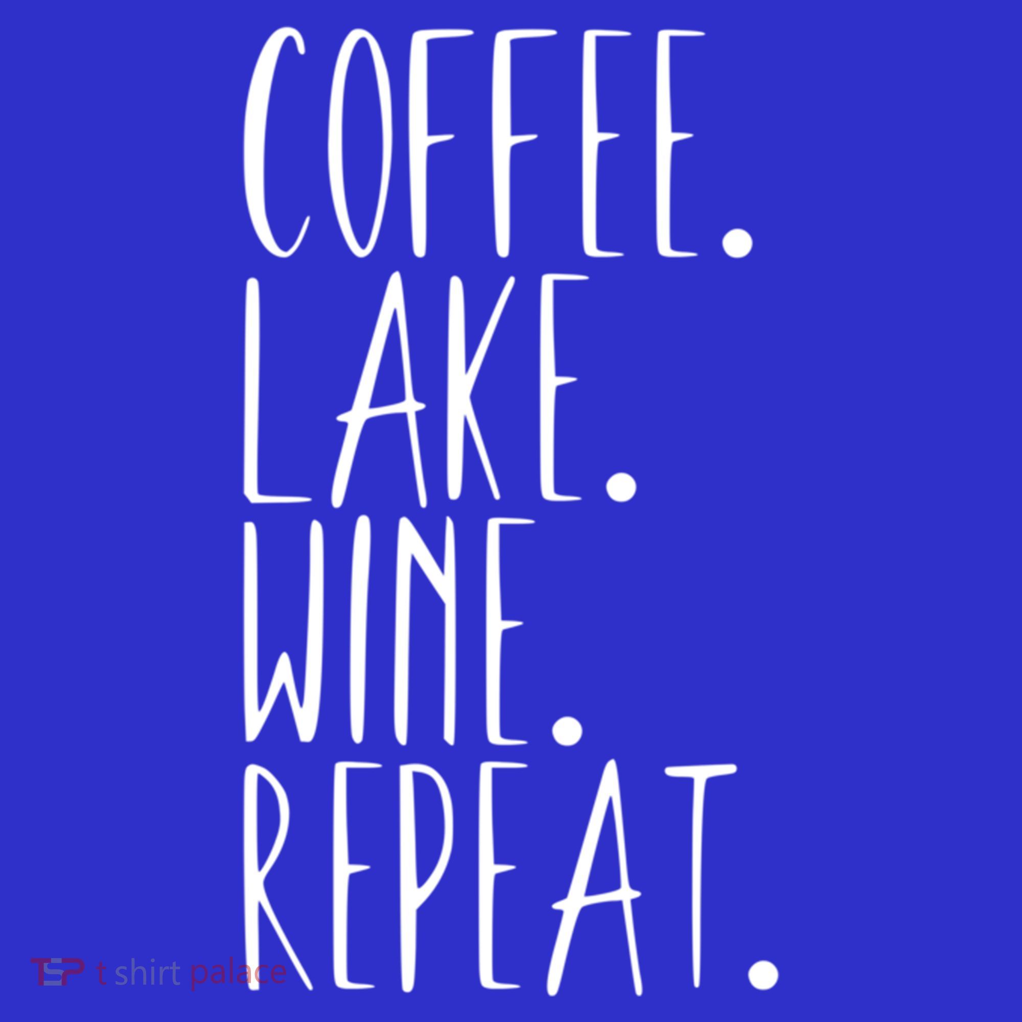 Coffee Lake Wine Repeat Gift Hoodie