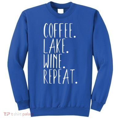 Coffee Lake Wine Repeat Gift Sweatshirt