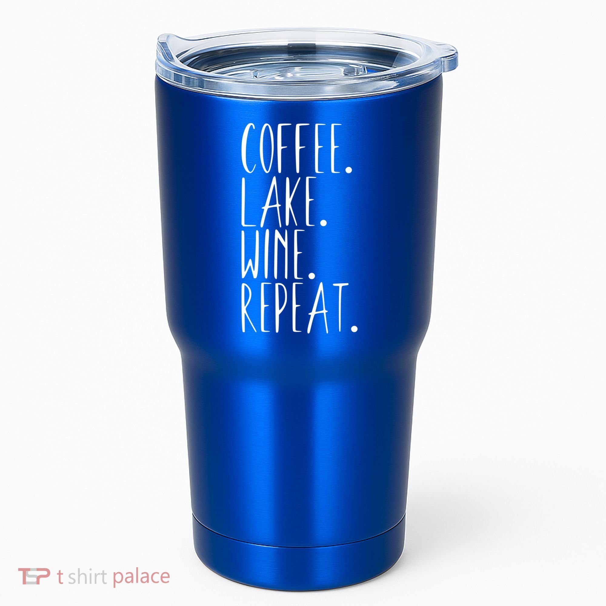 Coffee Lake Wine Repeat Gift Tumbler