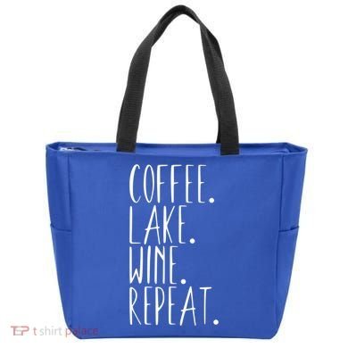 Coffee Lake Wine Repeat Gift Tote Bag