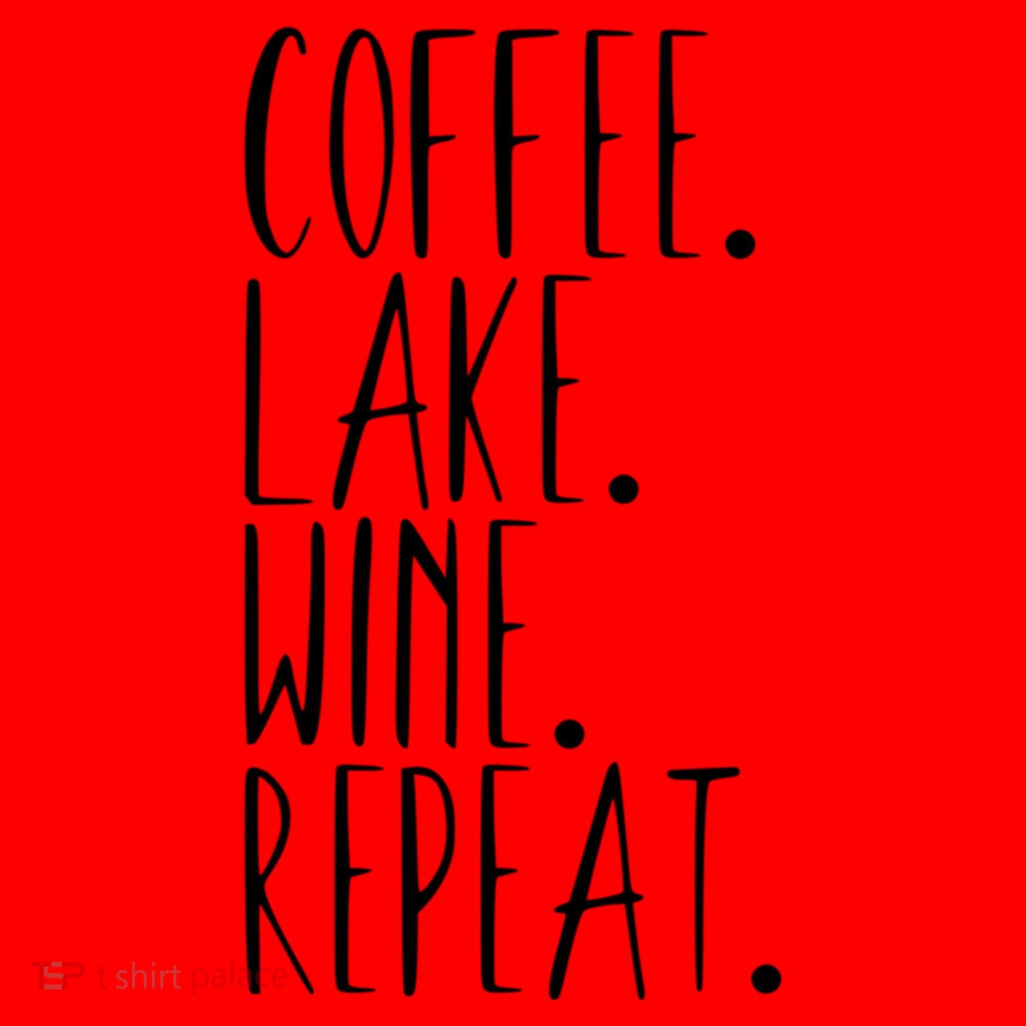 Coffee Lake Wine Repeat Gift Santa Hat