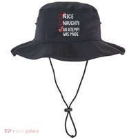 Christmas List Xmas Gift Nice Naughty An Attempt Was Made Gift Bucket Hat thumb 0