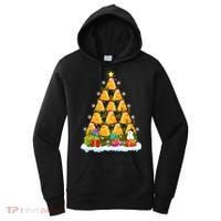 Cheese Lover Xmas Holiday Santa Cheese Christmas Tree Women's Hoodie thumb 0