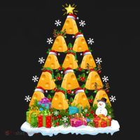 Cheese Lover Xmas Holiday Santa Cheese Christmas Tree Women's Hoodie thumb 2