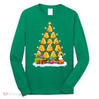 Cheese Lover Xmas Holiday Santa Cheese Christmas Tree Long Sleeve Shirt thumb 0