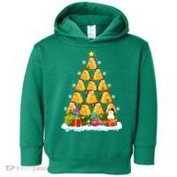 Cheese Lover Xmas Holiday Santa Cheese Christmas Tree Toddler Hoodie thumb 0