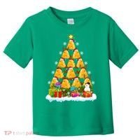 Cheese Lover Xmas Holiday Santa Cheese Christmas Tree Toddler T-Shirt thumb 0