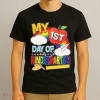 Cute My 1st Day Of Kindergarten T-Shirt thumb 3