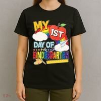 Cute My 1st Day Of Kindergarten T-Shirt thumb 4
