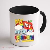 Cute My 1st Day Of Kindergarten Coffee Mug thumb 1