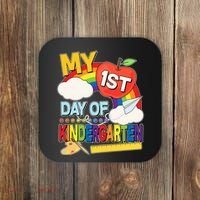 Cute My 1st Day Of Kindergarten Coaster thumb 0