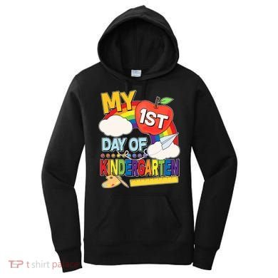 Cute My 1st Day Of Kindergarten Women's Hoodie