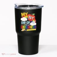 Cute My 1st Day Of Kindergarten Tumbler thumb 0