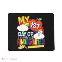 Cute My 1st Day Of Kindergarten Mousepad thumb 0
