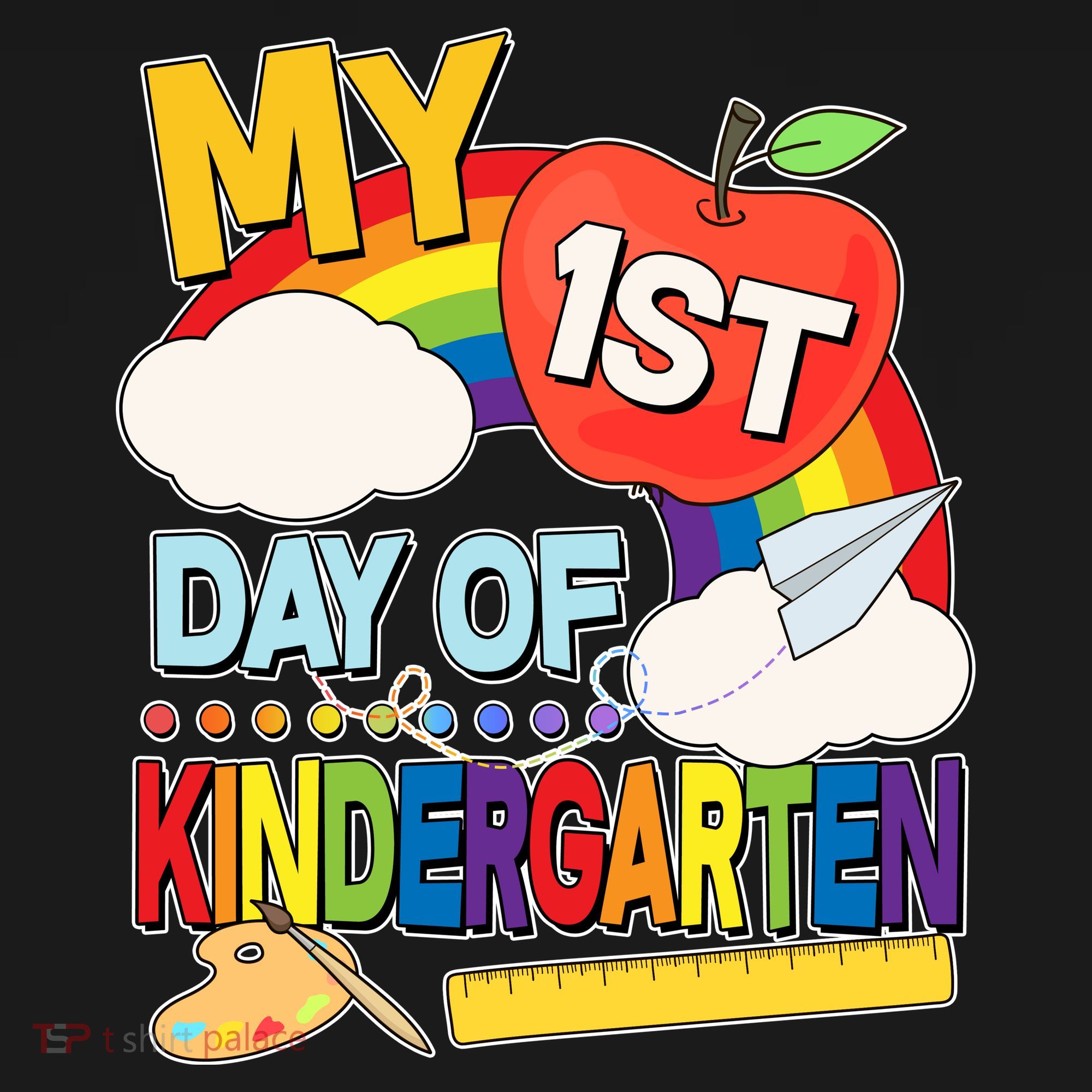 Cute My 1st Day Of Kindergarten Mousepad