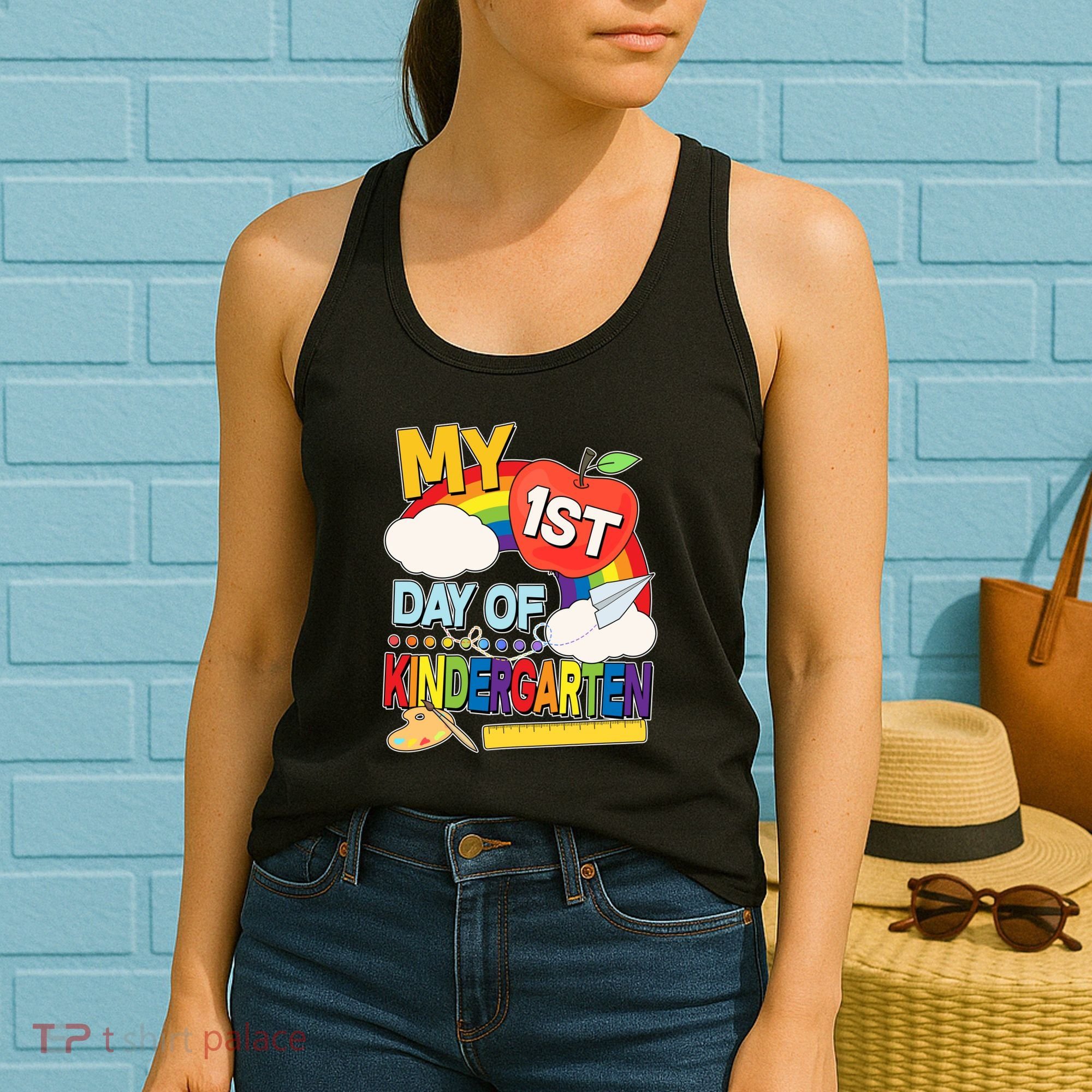 Cute My 1st Day Of Kindergarten Women's Tank Top