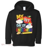 Cute My 1st Day Of Kindergarten Toddler Hoodie thumb 0