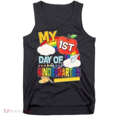 Cute My 1st Day Of Kindergarten Tank Top