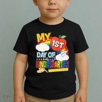 Cute My 1st Day Of Kindergarten Toddler T-Shirt thumb 2