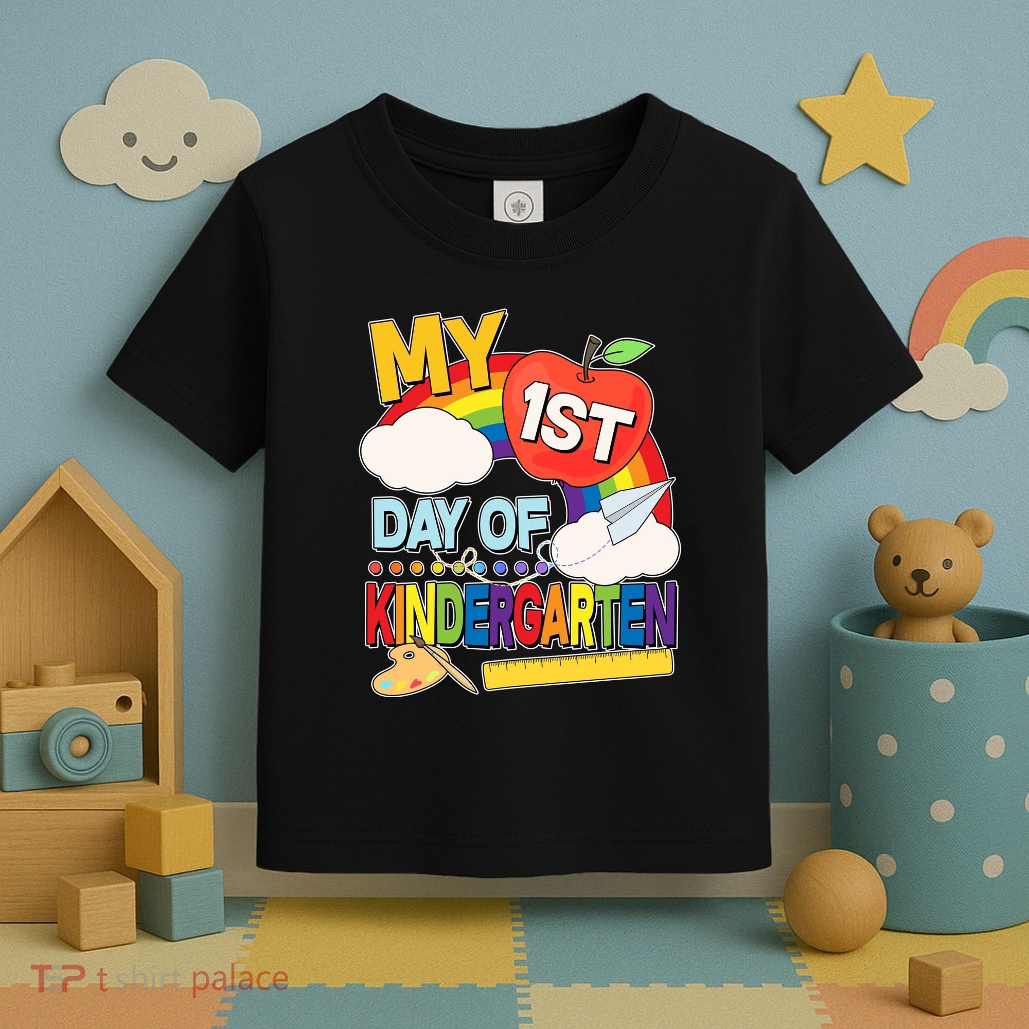 Cute My 1st Day Of Kindergarten Toddler T-Shirt