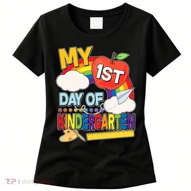 Cute My 1st Day Of Kindergarten Women's T-Shirt