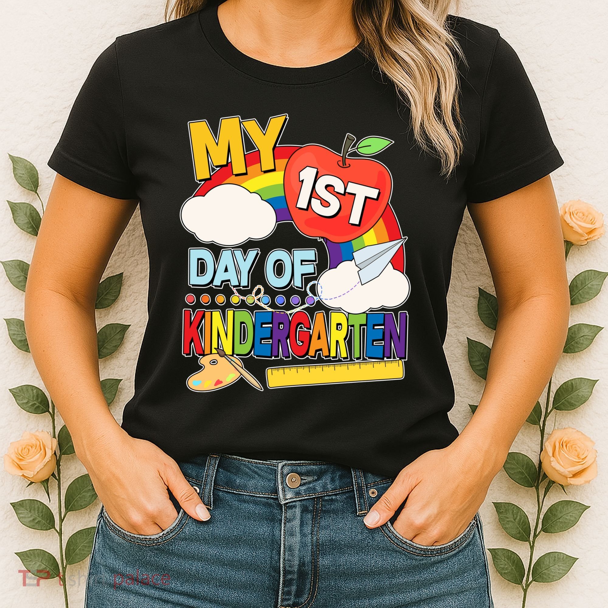 Cute My 1st Day Of Kindergarten Women's T-Shirt