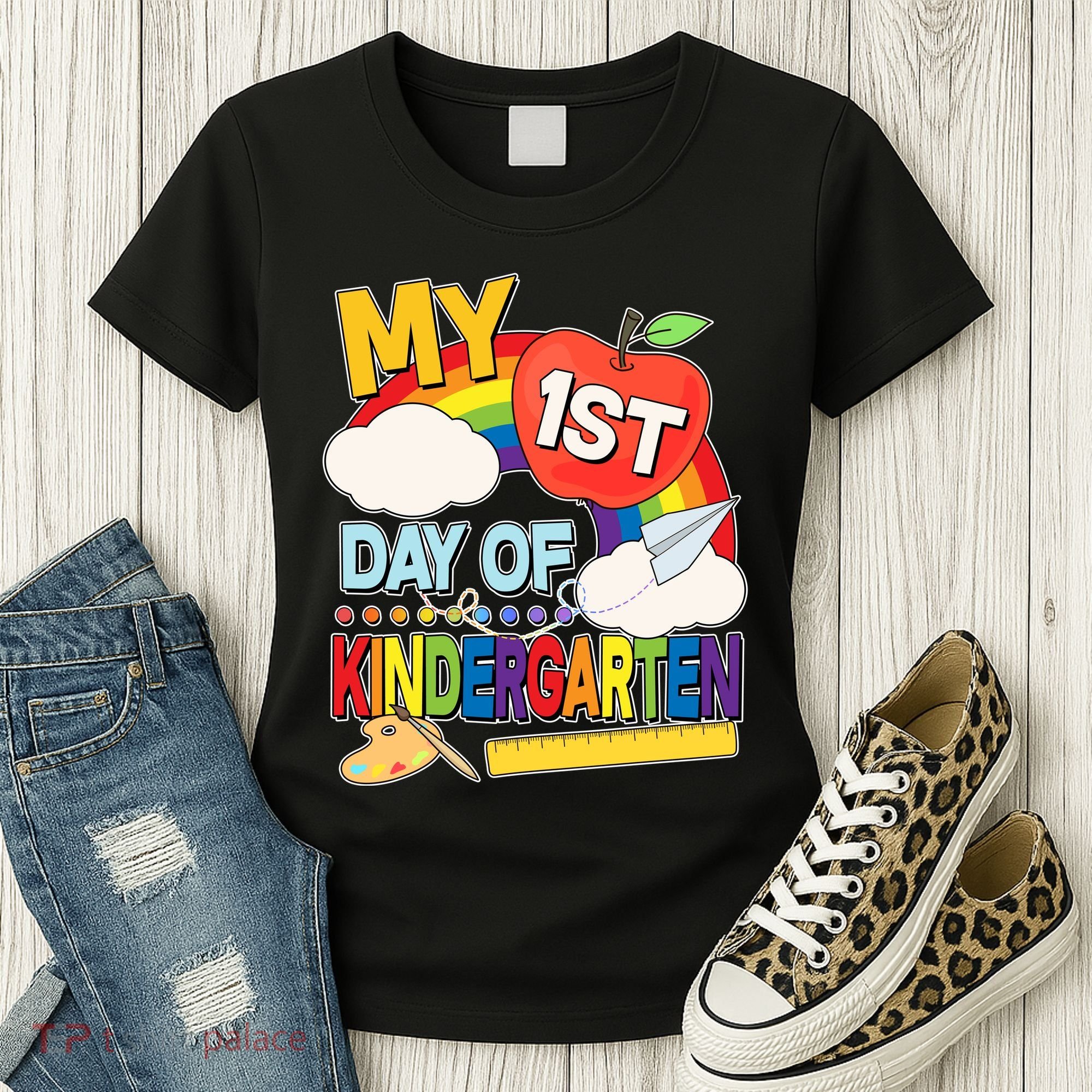 Cute My 1st Day Of Kindergarten Women's T-Shirt