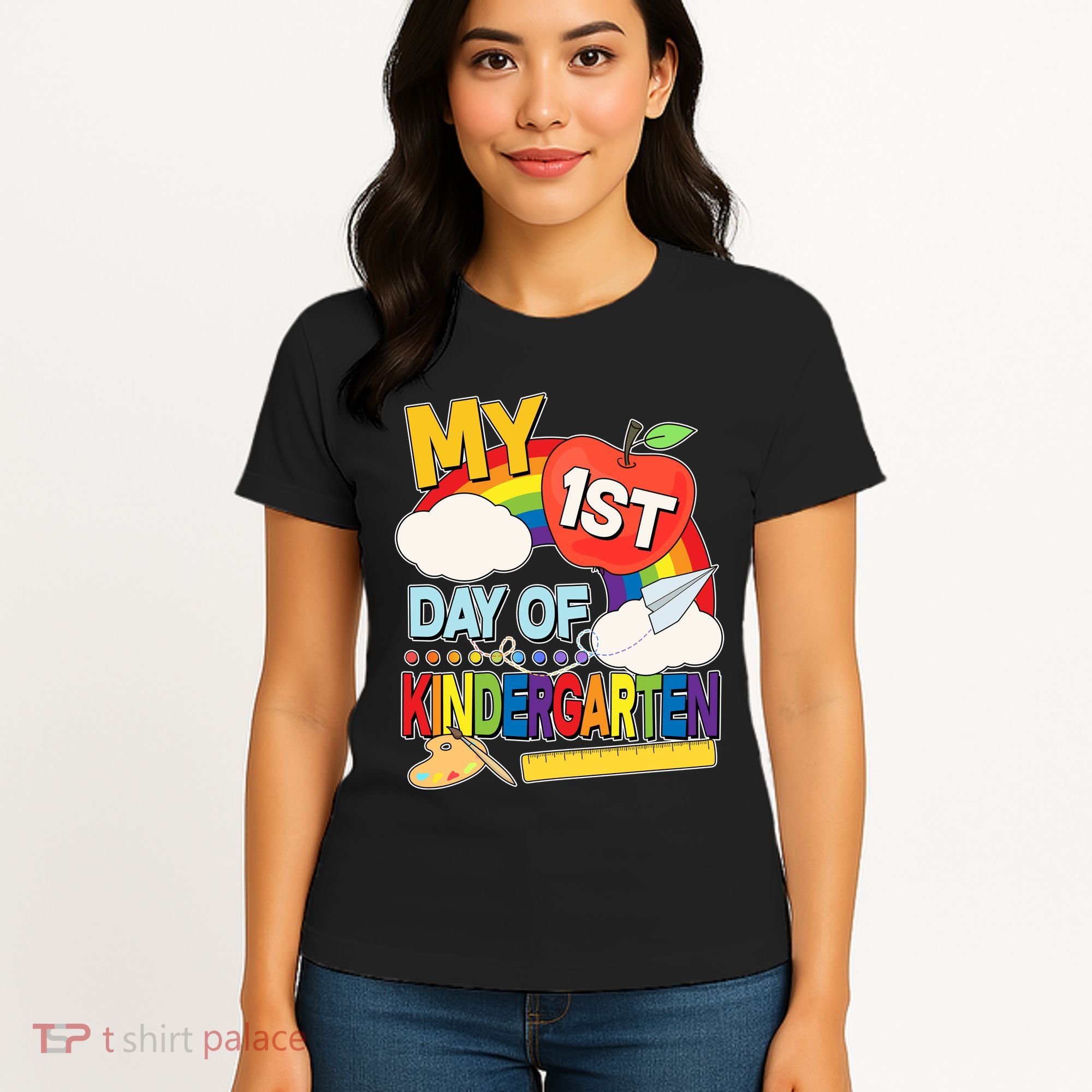 Cute My 1st Day Of Kindergarten Women's T-Shirt