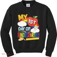 Cute My 1st Day Of Kindergarten Kids Sweatshirt thumb 0