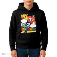 Cute My 1st Day Of Kindergarten Kids Hoodie thumb 4