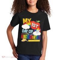 Cute My 1st Day Of Kindergarten Kids T-Shirt thumb 2