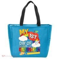 Cute My 1st Day Of Kindergarten Tote Bag thumb 0