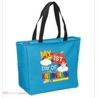 Cute My 1st Day Of Kindergarten Tote Bag thumb 2