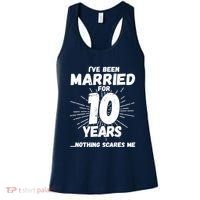 Couples Married 10 Years - Funny 10th Wedding Anniversary Women's Tank Top thumb 0