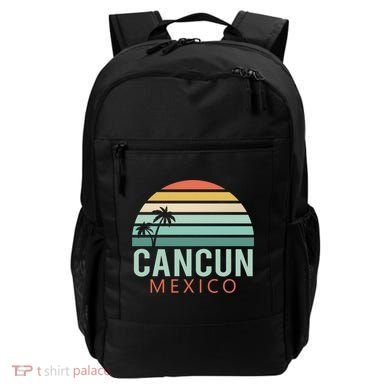 Cancun Mexico 2020 Retro Sun And Palm Group Gift Backpack