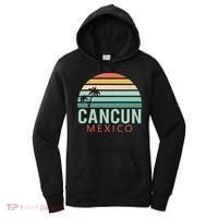 Cancun Mexico 2020 Retro Sun And Palm Group Gift Women's Hoodie thumb 0