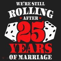 Couples Married 25 Years Funny 25th Wedding Anniversary Hat thumb 2